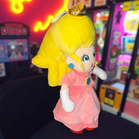 Princess Peach Plush Toy, Super Mario Plush Stuffed Animals 11” P10 - Picture 4 of 5